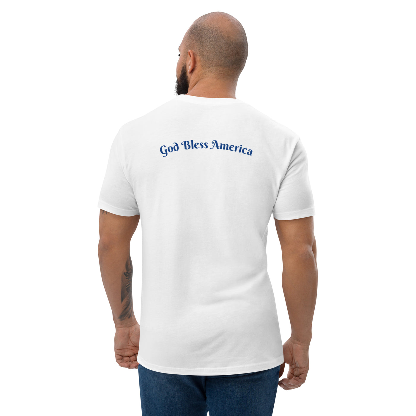 God Bless America Collection Men's Fitted T-shirt